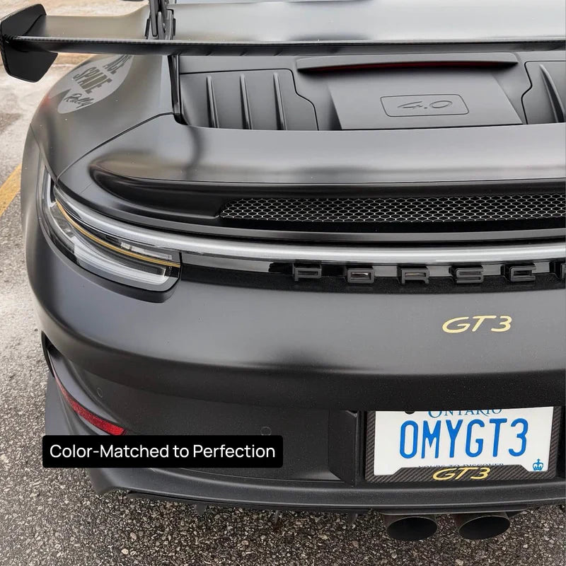 Custom Carbon Fiber License Plate Frame