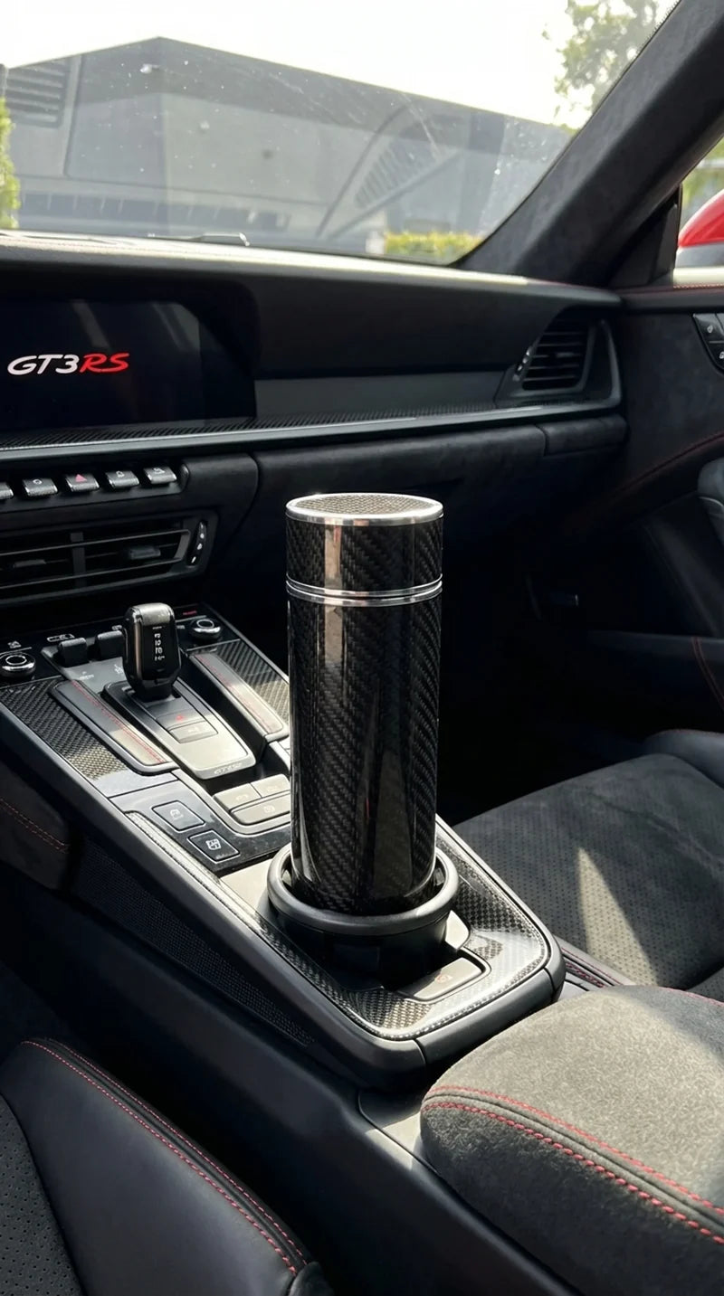 Carbonflow Silver (Real Carbon Fiber Waterbottle)