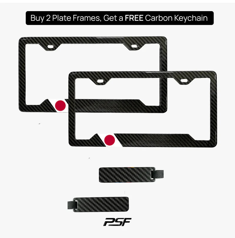Japan Flag Plate Frame