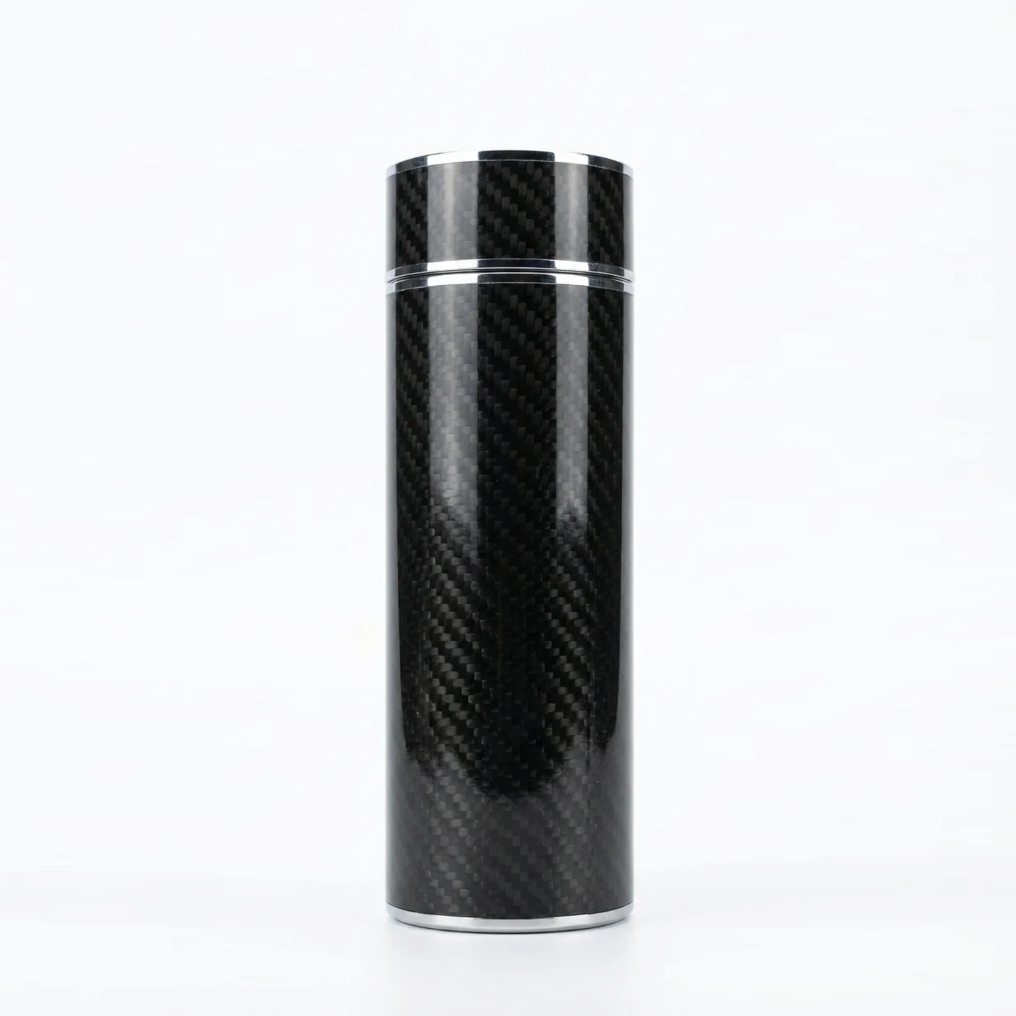 Carbonflow Silver (Real Carbon Fiber Waterbottle)